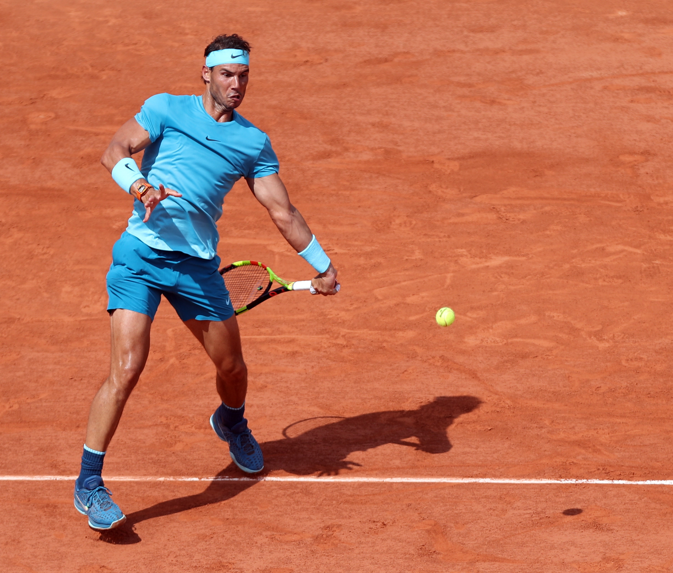 欧洲网球队力克意大利网球队，纳达尔高光表现